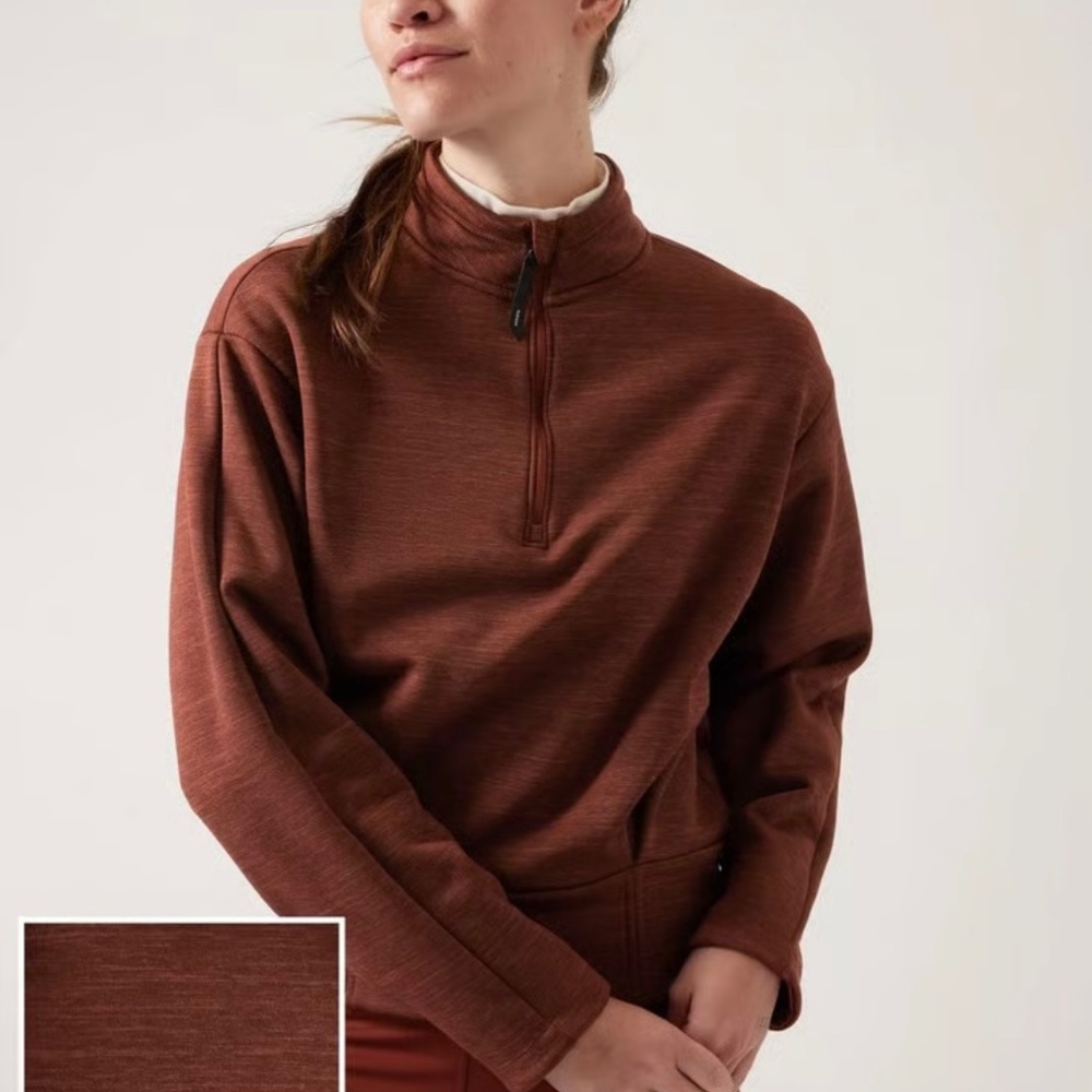 ATHLETA ALTITUDE POLARTEC HALF ZIP
